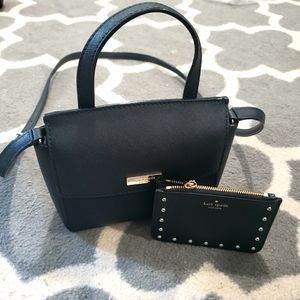 Kate Spade Laurel Way Mini Alissane Black Crossbody Shoulder Bag WKRU4666